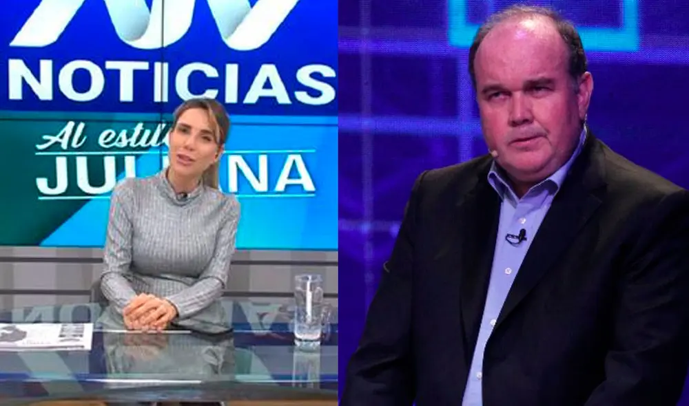 ATV respaldó a la periodista Juliana Oxenford y rechazó las agresiones de Rafael López. Foto: captura ATV ATV respaldó a la periodista Juliana Oxenford y rechazó las agresiones de Rafael López. Foto: captura ATV