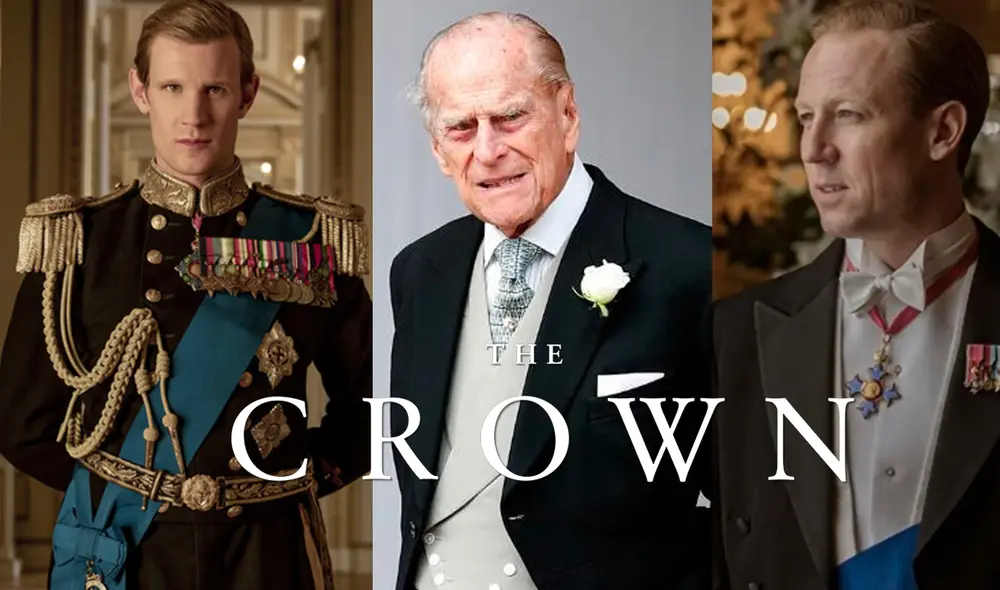 Tobias Menzies y Matt Smith dieron vida al duque de Edimburgo. Foto: composición/Netflix