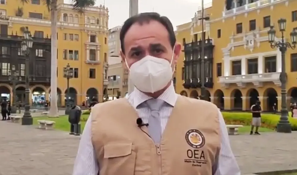 La Misión de Observación Electoral de la OEA supervisa que el proceso electoral se dé de forma transparente. Foto: captura Twitter