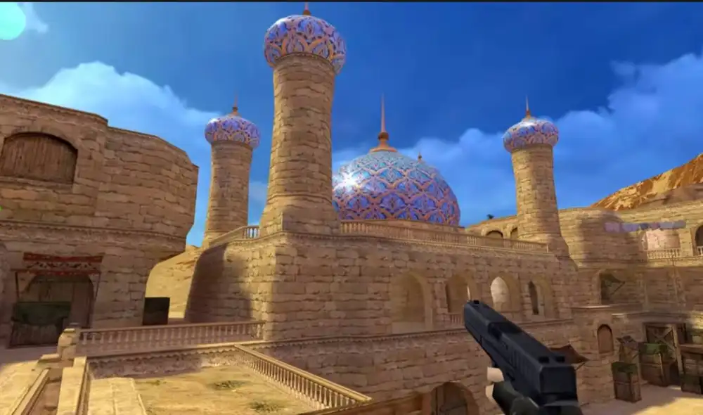 Dust2 2020 es un rediseño hecho por un hábil artista que incluso agregó algunas zonas al conocido escenario. Foto: YouTube