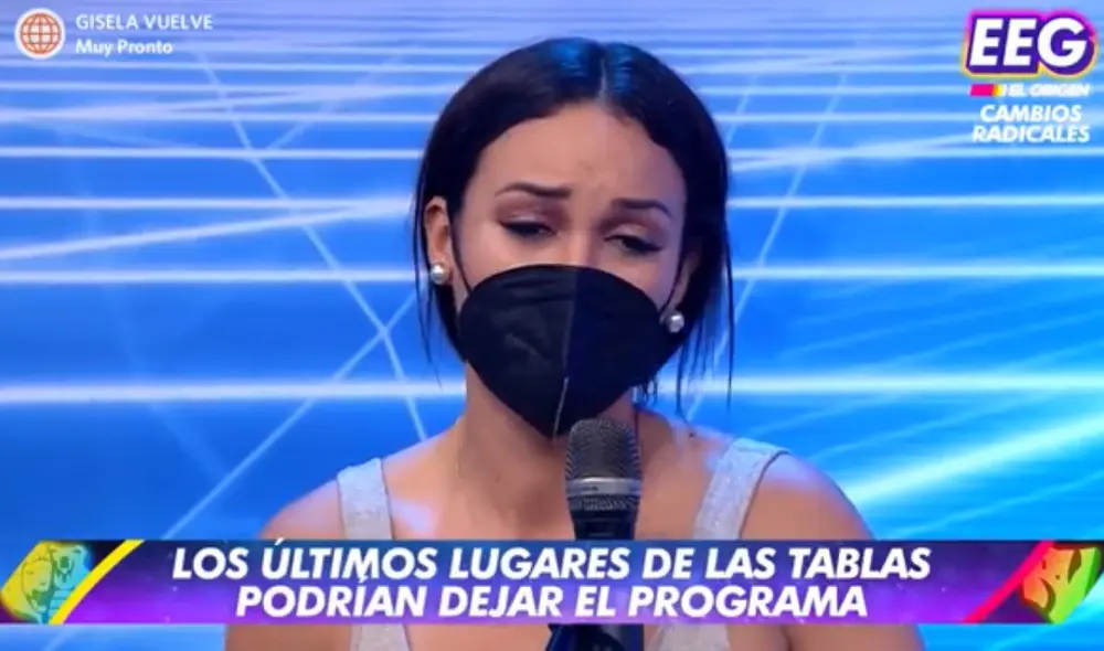 Arizaga está en riesgo de ser eliminada para siempre de la competencia. Foto: captura América TV Arizaga está en riesgo de ser eliminada para siempre de la competencia. Foto: captura América TV