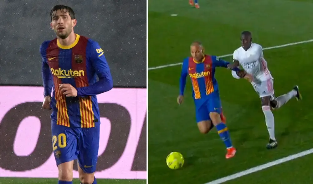 Sergi Roberto volvió a jugar con el Barcelona tras más de dos meses. Foto: composición/AFP