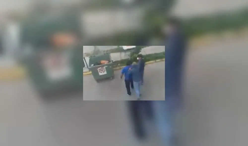 Vecina lo grabó en video y lo difundió en redes sociales. Foto: captura de video Vecina lo grabó en video y lo difundió en redes sociales. Foto: captura de video