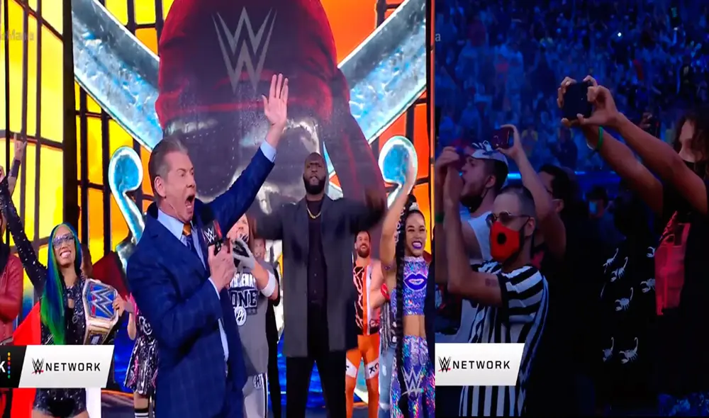 Vince McMahon agradeció a los fanáticos por regresar a WrestleMania 37. Foto: WWE
