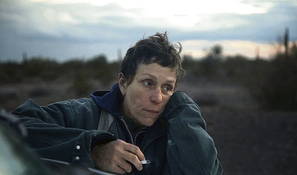 Sobre ruedas. Frances McDormand al volante de una van con destino al interior de sí misma. Foto: difusión