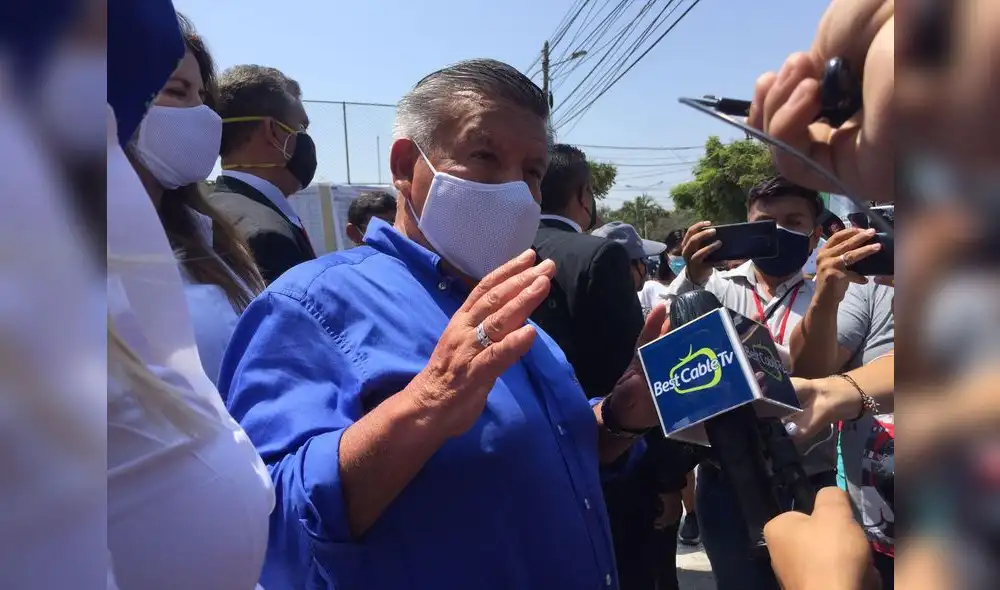 El candidato a la presidencia César Acuña postula por Alianza para el Progreso (APP). Foto: Gianella Aguirre/URPI-GLR