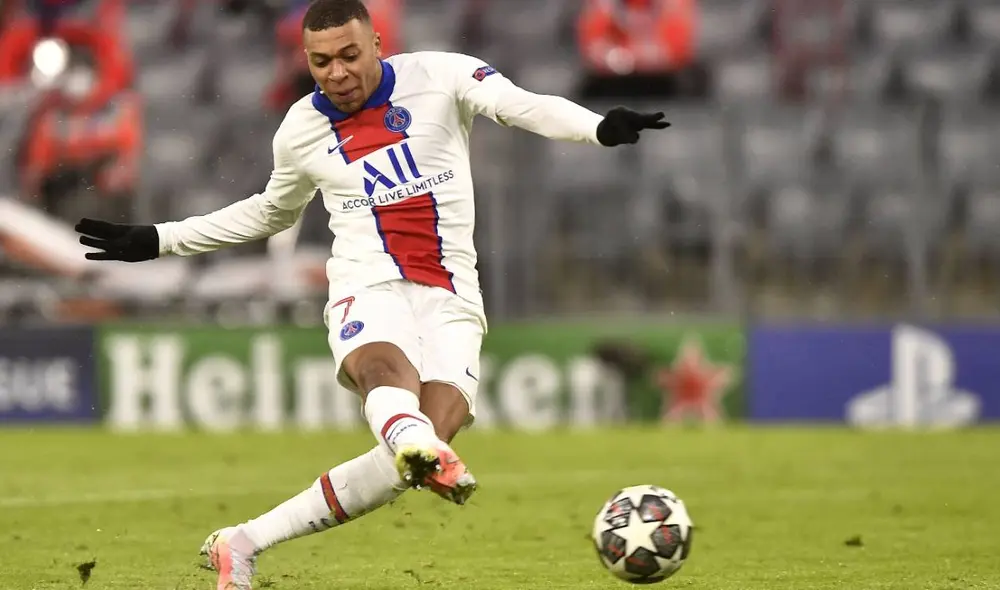 Kylian Mbappé tiene contrato con el PSG hasta junio del 2022. Foto: EFE/Lukas Barth Kylian Mbappé tiene contrato con el PSG hasta junio del 2022. Foto: EFE/Lukas Barth