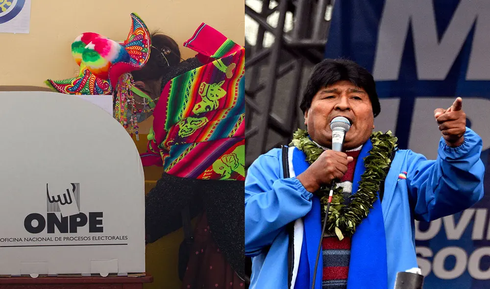 Evo Morales ya se había pronunciado antes sobre la jornada electoral en Perú. Foto: composición de LR/AFP