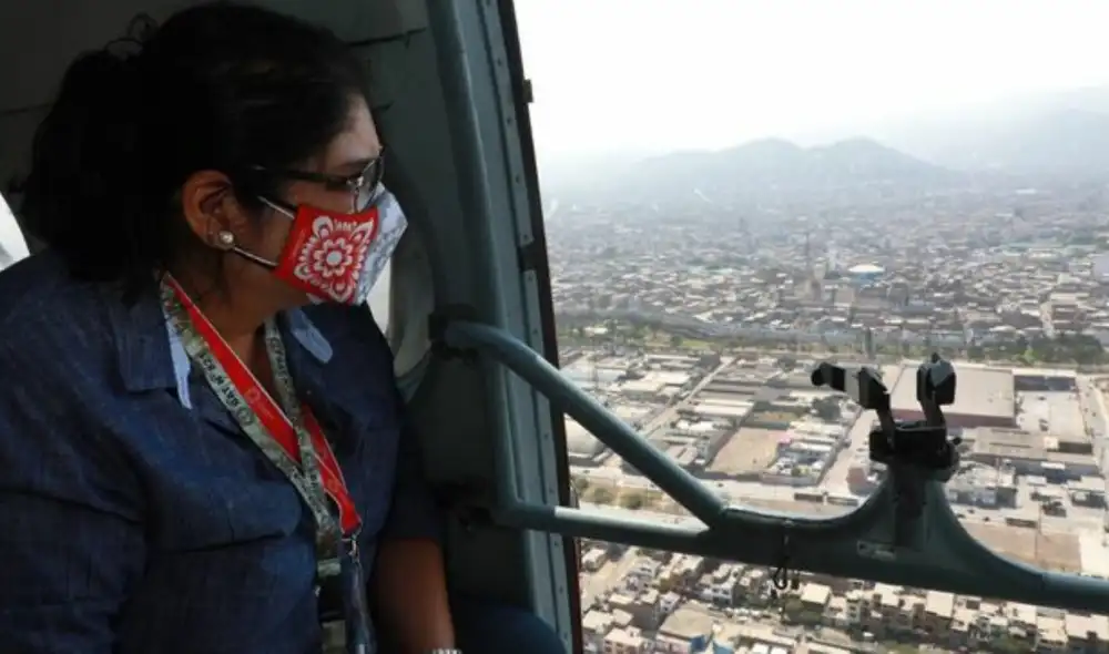 La titular de Defensa indicó que uno de los deberes de las FF. AA. es garantizar el derecho al voto a la ciudadanía. Foto: Mindef La titular de Defensa indicó que uno de los deberes de las FF. AA. es garantizar el derecho al voto a la ciudadanía. Foto: Mindef