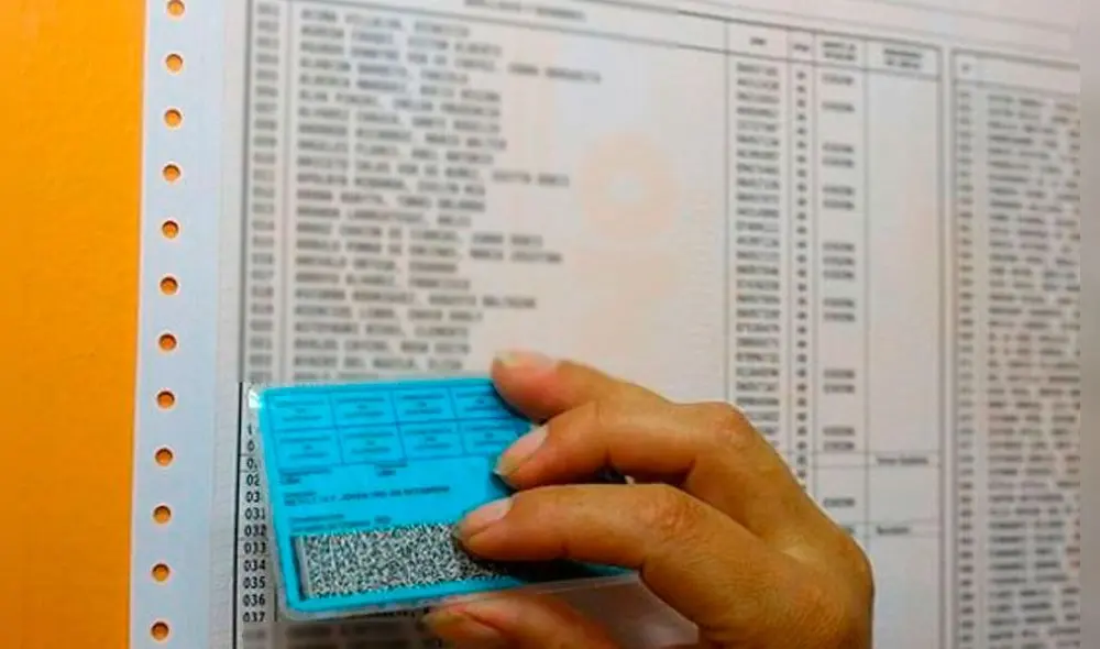 Leonardo Ruiz denunció que se enteró del hecho debido a que su prima asistió como miembro de mesa. Foto: referencial Leonardo Ruiz denunció que se enteró del hecho debido a que su prima asistió como miembro de mesa. Foto: referencial