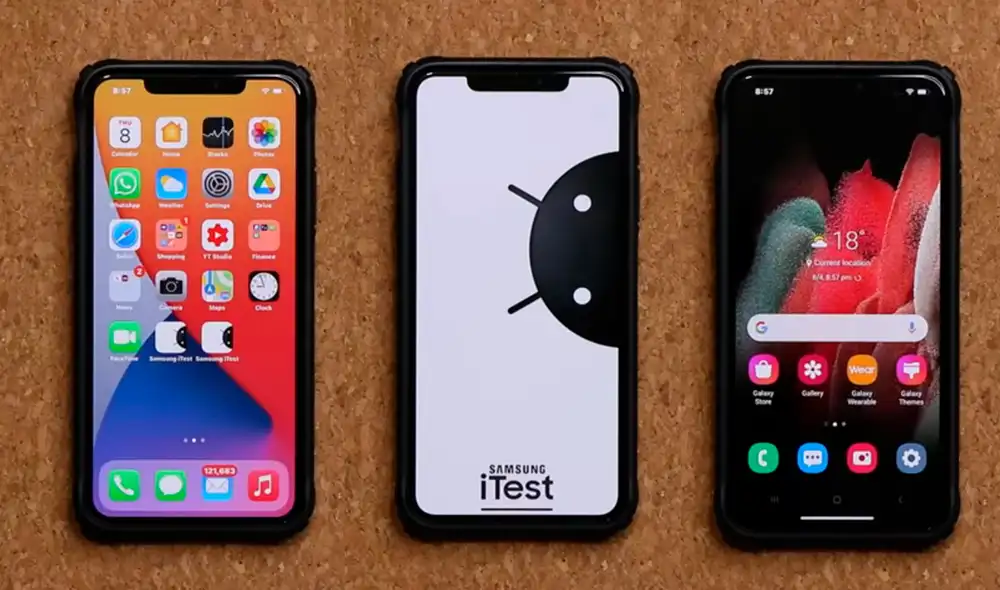 Al transformar tu iPhone en un teléfono Android, podrás explorar la capa de personalización de los Galaxy. Foto captura: YouTube Al transformar tu iPhone en un teléfono Android, podrás explorar la capa de personalización de los Galaxy. Foto captura: YouTube