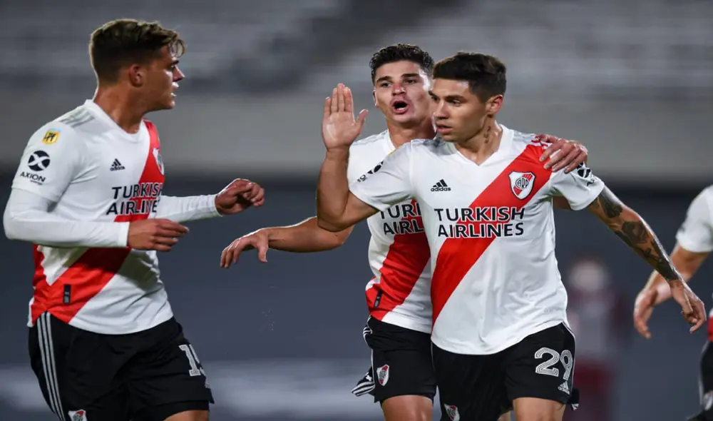 River Plate le ganó 3-2 a Colón y se encuentra a cuatro puntos del líder del Grupo A de la Copa de la Liga. Foto: difusión
