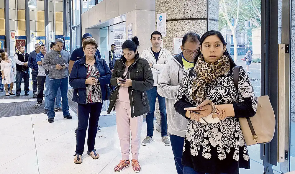 Australia. Compatriotas residentes en Sídney acudieron al colegio de St Andrew’s. Foto: difusión Australia. Compatriotas residentes en Sídney acudieron al colegio de St Andrew’s. Foto: difusión
