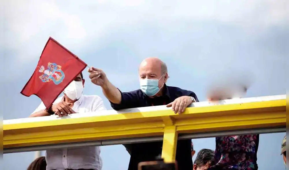 De Soto cerró su campaña electoral en Arequipa.