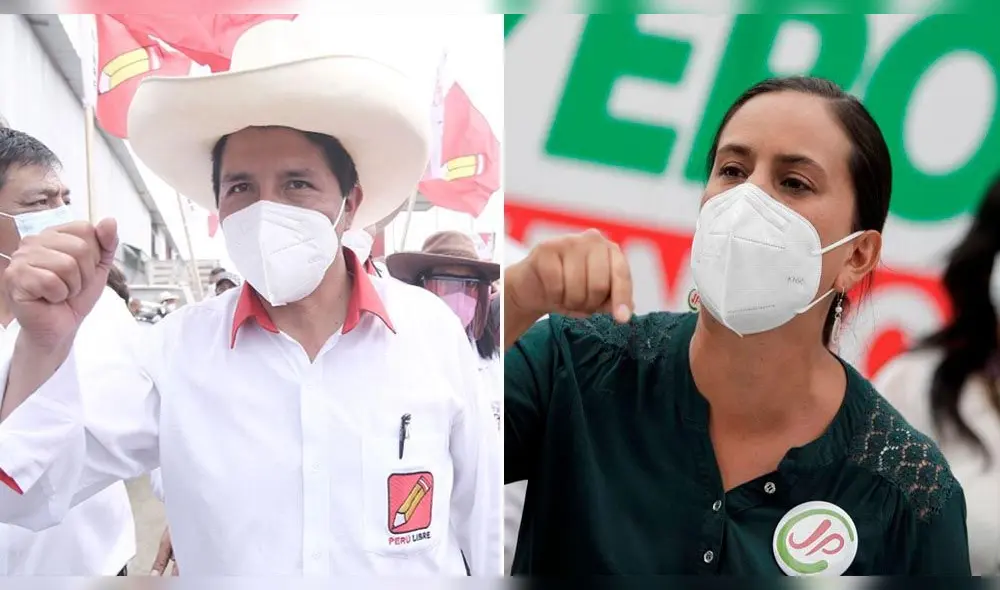 En su región natal, Verónika Mendoza fue desplazadas por Pedro Castillo. Foto: Composición La República