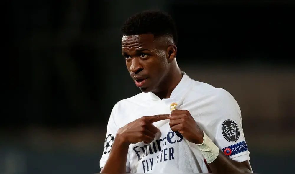 Vinicius Junior viene de marcar un doblete ante Liverpool por la Champions League. Foto: EFE Vinicius Junior viene de marcar un doblete ante Liverpool por la Champions League. Foto: EFE