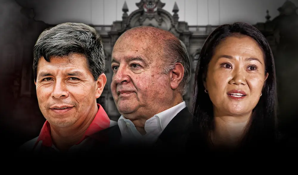 Keiko Fujimori o Hernando de Soto. Uno de los dos se enfrentaría en la segunda vuelta con Castillo. Foto: composición / La República