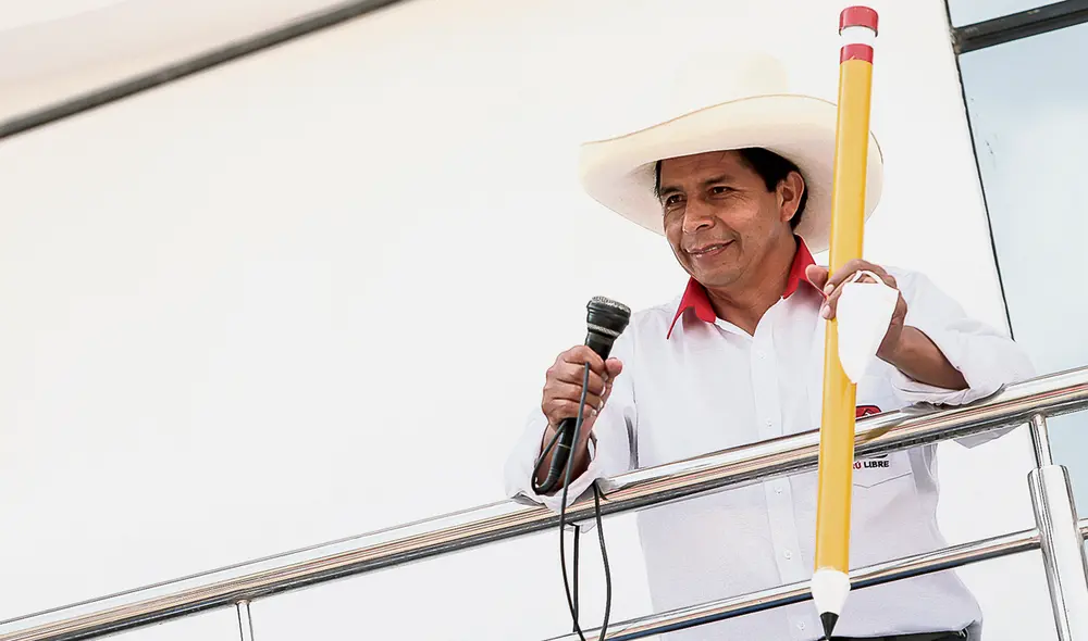 Castillo. Nadie daba un mango por él cuando Cerrón lo mencionaba a posibles aliados como candidato presidencial. “Le falta nivel”, decían unos. Foto: Antonio Melgarejo / La República
