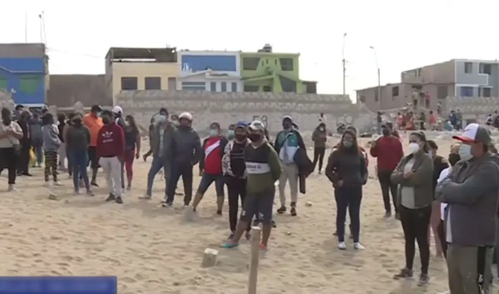 Ciudadanos indicaron que "no tienen lugar donde vivir" y por eso, ocuparán este espacio. Foto: captura de Canal N Ciudadanos indicaron que "no tienen lugar donde vivir" y por eso, ocuparán este espacio. Foto: captura de Canal N