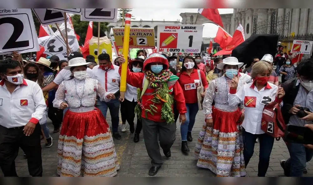 Pedro Castillo ganó en siete de las ocho provincias de Arequipa. Foto: La República