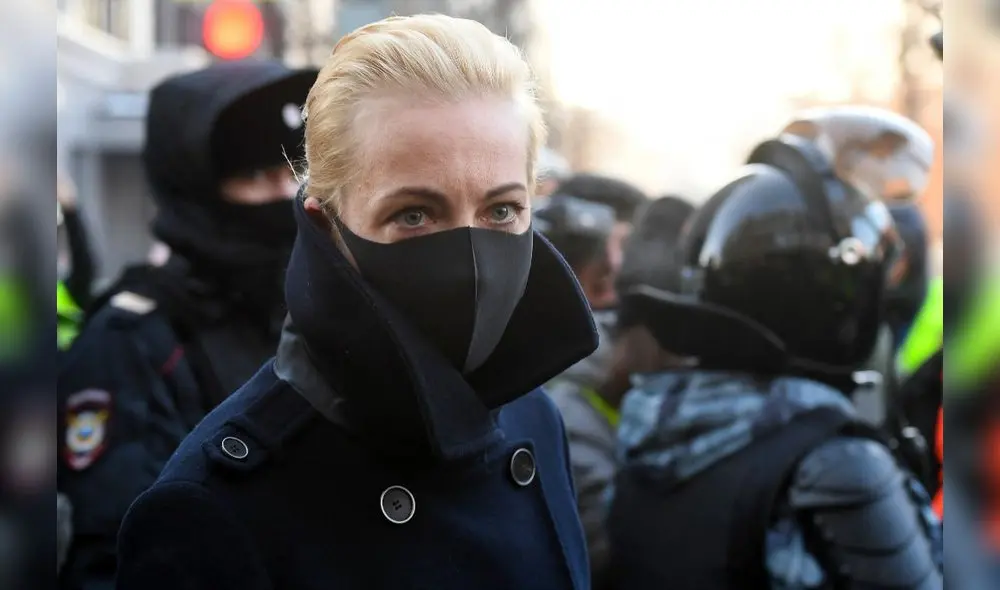 "Después de mi cita con Alexéi estoy aún más preocupada por él”, señaló Naválnaya. Foto: AFP "Después de mi cita con Alexéi estoy aún más preocupada por él”, señaló Naválnaya. Foto: AFP