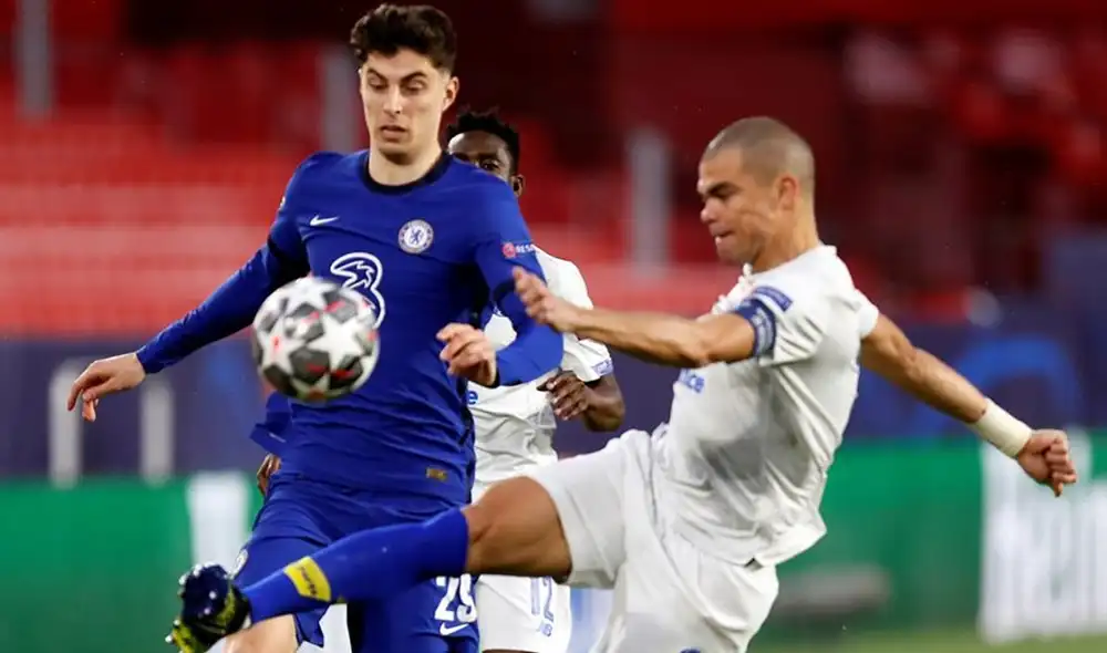 Chelsea y Porto empatan 0-0 en Sevilla por la Champions League. Foto: EFE Chelsea y Porto empatan 0-0 en Sevilla por la Champions League. Foto: EFE