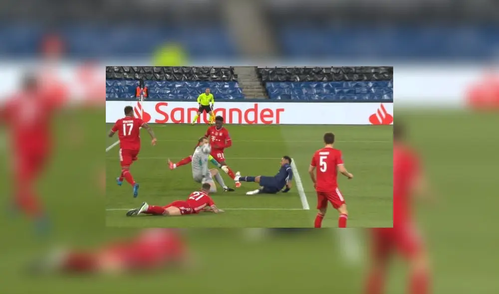 Neymar estuvo cerca de poner el primero pero Neuer estuvo gigante. Foto: Captura ESPN