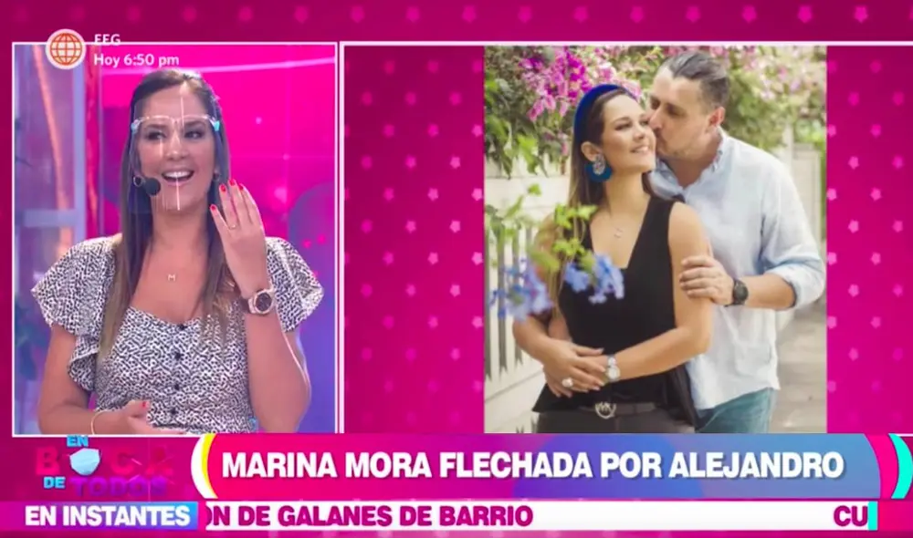 La futura novia contó que aún no tiene fecha específica para la ceremonia, pero que no tendría problema en realizar un evento virtual. Foto: captura América TV La futura novia contó que aún no tiene fecha específica para la ceremonia, pero que no tendría problema en realizar un evento virtual. Foto: captura América TV
