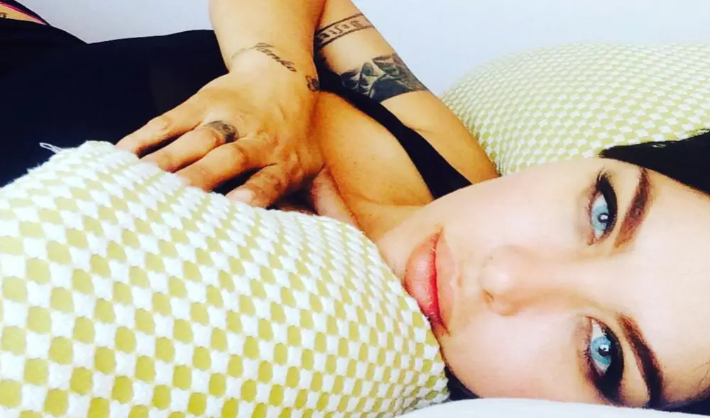 Jibaja sostuvo conversación con Magaly Medina en su programa. Foto: Angie Jibaja/Facebook.