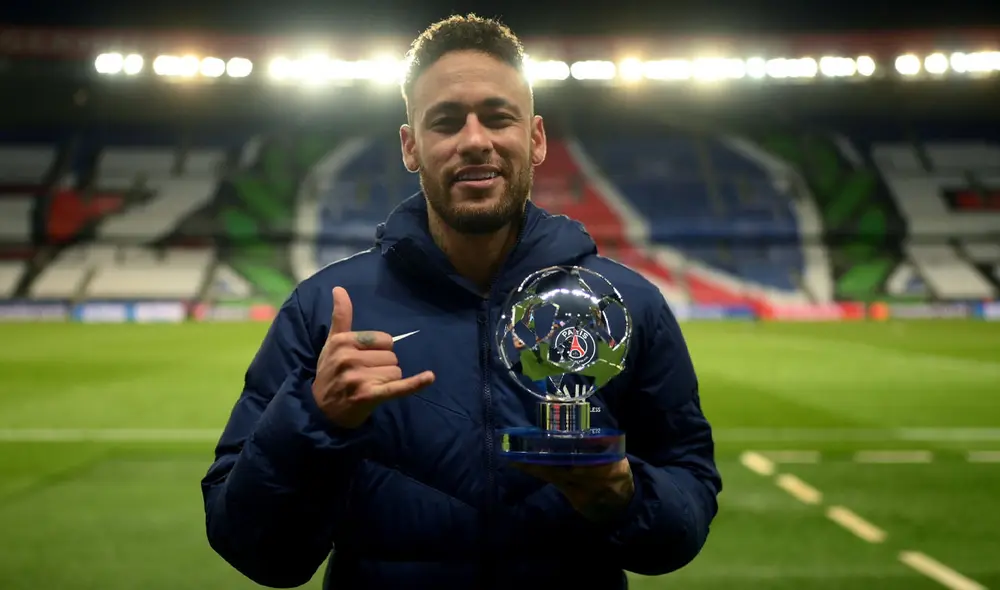 Neymar fue elegido la figura en el duelo entre PSG y Bayern Múnich. foto: Champions League.