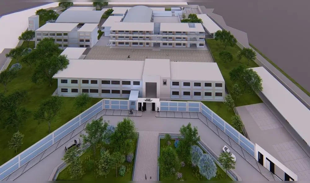 I. E. Modelo cumplió 129 años de fundación en Trujillo. Foto: Prensa Gore