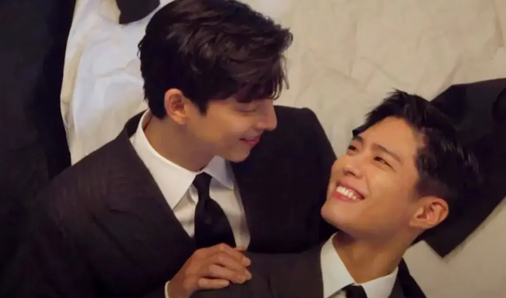 Park Bo Gum y Gong Yoo en sesión para Cine21. Foto: captura YouTube/씨네21