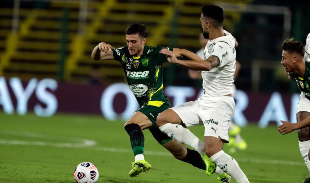 Palmeiras y Defensa y Justicia disputan el título de la Recopa Sudamericana. foto: Palmeiras.