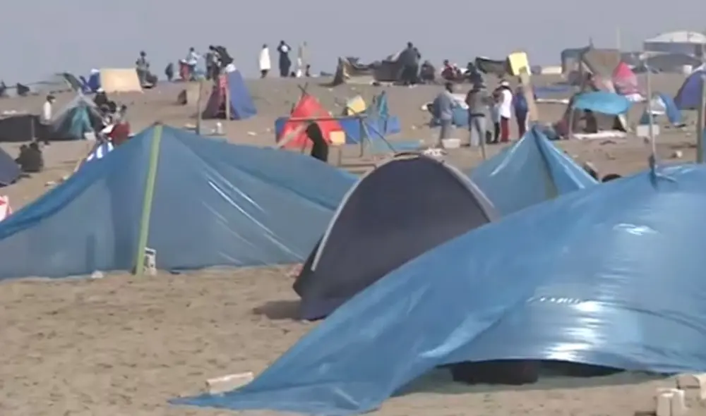 Ciudadanos no se moverán ante el nulo diálogo con el dueño del terreno. Foto: captura de Canal N