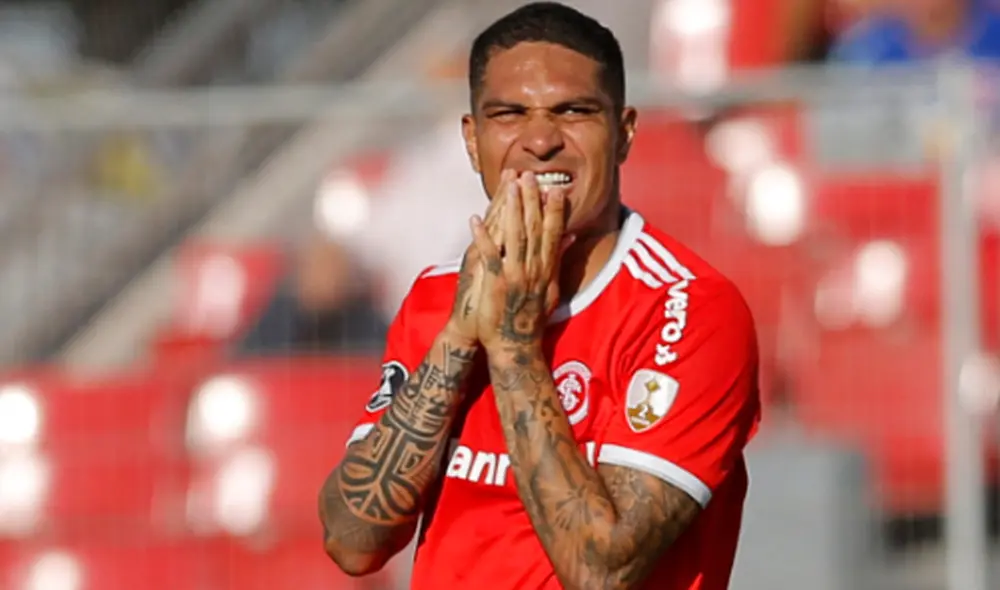 El contrato entre Paolo Guerrero e Inter de Porto Alegre termina en diciembre del 2021. Foto: AFP