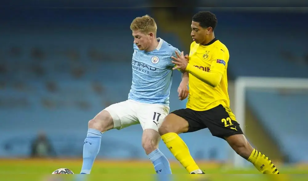 Manchester City vs. Dortmund jugarán a partir de las 2.00 p. m. (hora peruana). Foto: EFE