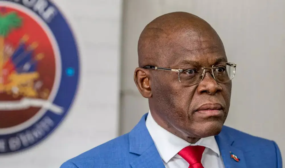 Jouthe Jouthe fue nombrado en marzo del 2020 y ha permanecido apenas un año en el cargo. En su lugar será juramentado el actual ministro de Exteriores, Claude Joseph. Foto: AFP Jouthe Jouthe fue nombrado en marzo del 2020 y ha permanecido apenas un año en el cargo. En su lugar será juramentado el actual ministro de Exteriores, Claude Joseph. Foto: AFP