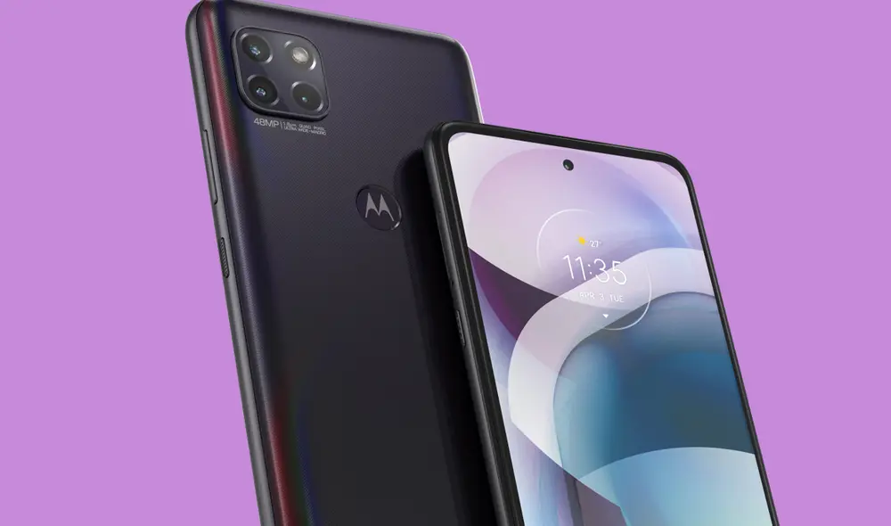 El Moto G 5G tiene triple cámara trasera. Foto: Motorola El Moto G 5G tiene triple cámara trasera. Foto: Motorola