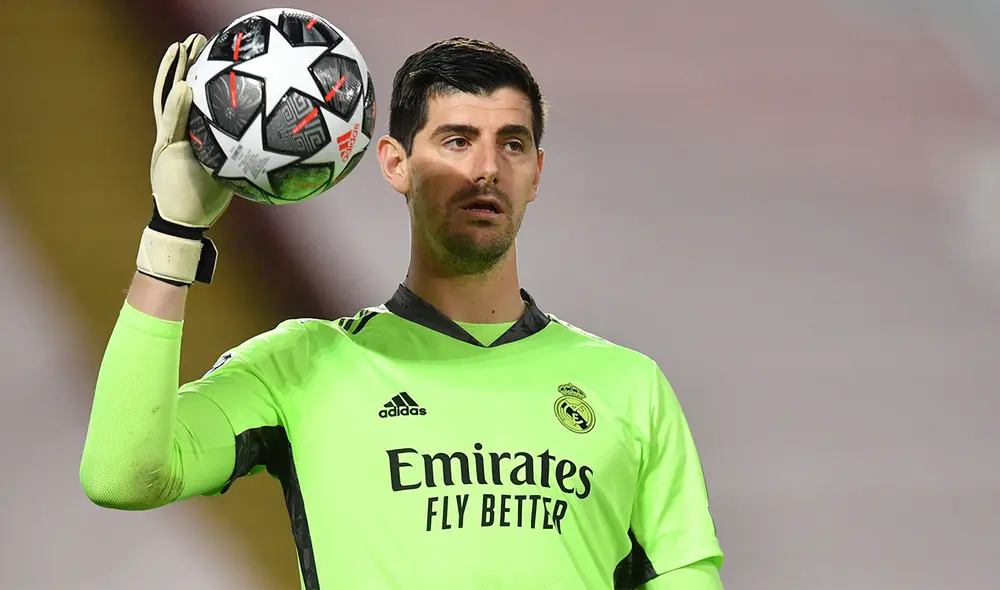 Thibaut Courtois fue la figura del partido entre Real Madrid y Liverpool, por la Champions League. Foto: AFP