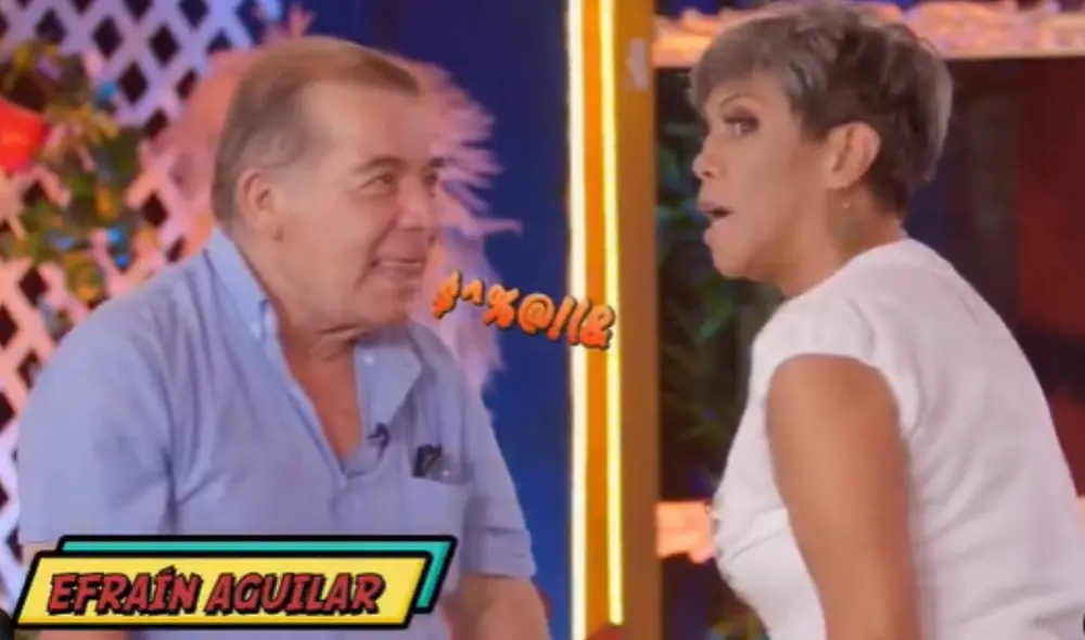 Efraín Aguilar y Bettina Oneto tendrán un divertido encuentro en Noche de Patas. Foto: captura de Latina