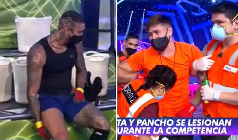 Pancho Rodríguez se quebró tras ser retirado de la competencia. Foto: captura de América TV
