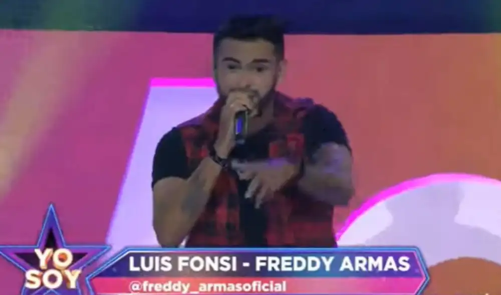 El imitador cautivó al jurado con su gran presentación. Foto: captura de Latina El imitador cautivó al jurado con su gran presentación. Foto: captura de Latina