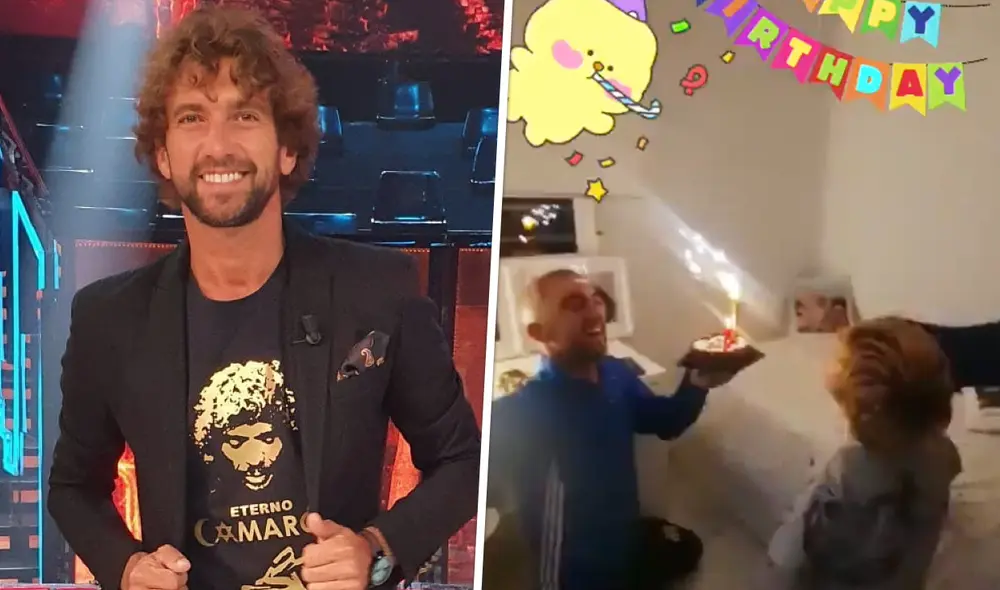 Antonio Pavón en las celebraciones por el cumpleaños de su menor hijo. Foto: Antonio Pavón/ Instagram