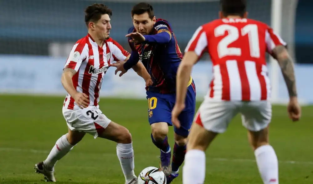 Lionel Messi comandará el ataque del Barcelona para la final de la Copa del Rey. Foto: EFE Lionel Messi comandará el ataque del Barcelona para la final de la Copa del Rey. Foto: EFE