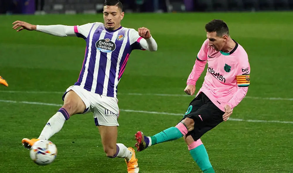 Messi consiguió su gol número 644 con Barcelona en diciembre del año pasado ante Valladolid. Foto: AFP