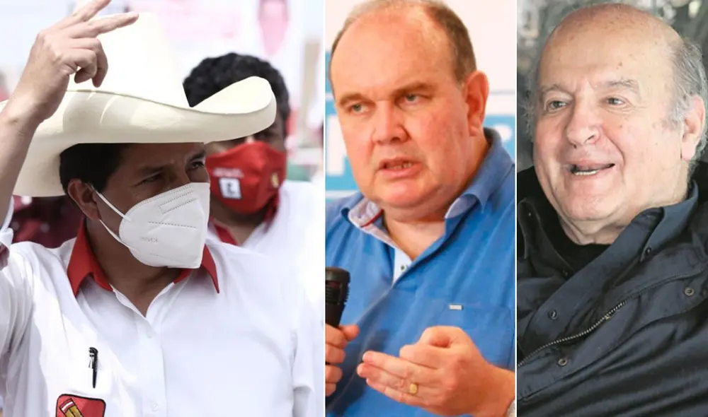 Castillo se reunirá a dialogar con los excandidatos presidenciales Rafael López y Hernando de Soto. Foto: composición/La República Castillo se reunirá a dialogar con los excandidatos presidenciales Rafael López y Hernando de Soto. Foto: composición/La República