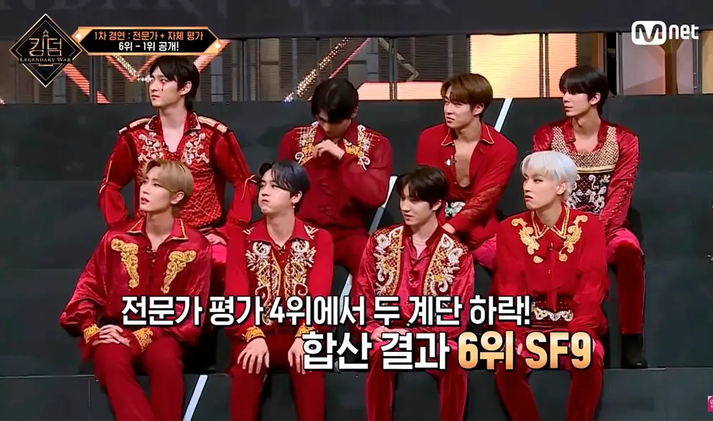 SF9: solo ocho de sus nueve integrantes participaron en la primera ronda de KINGDOM. Foto: Mnet SF9: solo ocho de sus nueve integrantes participaron en la primera ronda de KINGDOM. Foto: Mnet