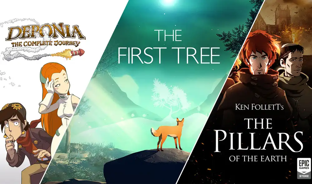 Deponia, The First Tree y The Pillas of the Earth llegan esta semana gratis en Epic Games Store. Foto: Mediavida