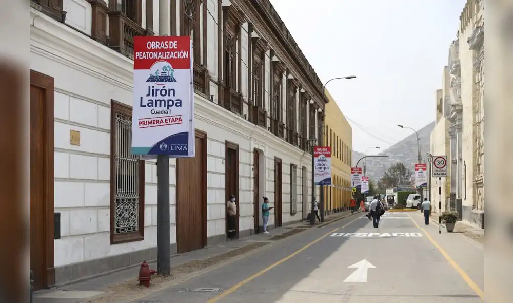 La primera etapa del proyecto durará hasta julio. Foto: MML