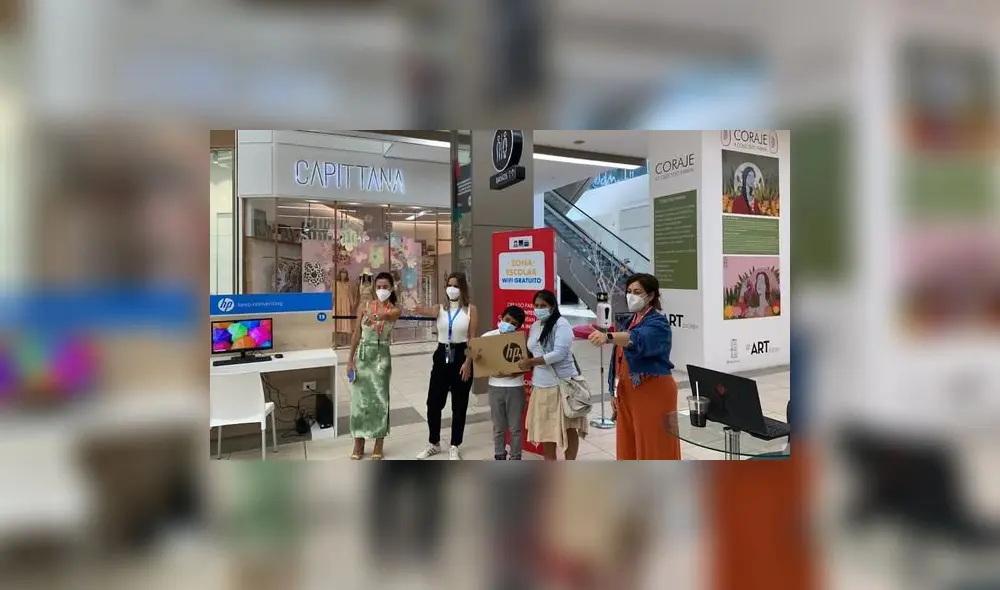 La historia del menor fue la inspiración para crear un espacio escolar en el centro comercial. Foto: Emilia Gutierrez Dumitrache